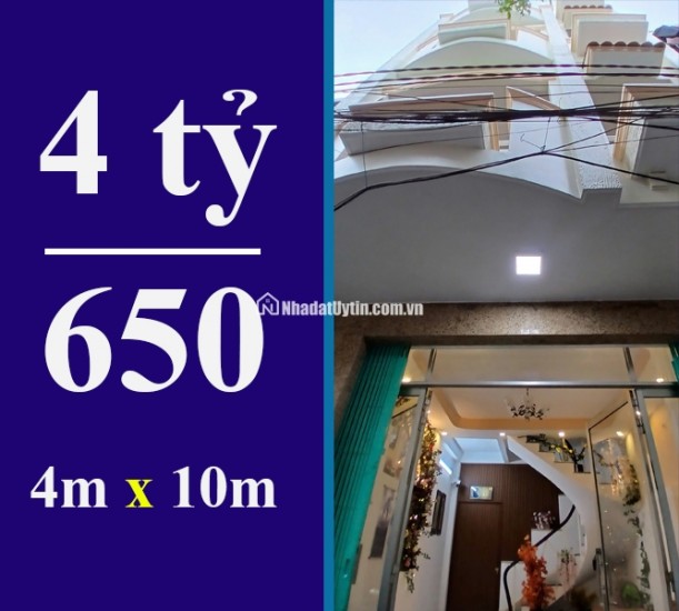 BÁN NHÀ 4 TẦNG, 6 PN, 6WC, 40M2, TÂN QUY, QUẬN 7 - DƯỚI 5 TỶ - SỔ HỒNG CHÍNH CHỦ